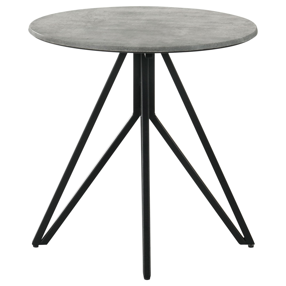Hadi Cement 3-Piece Round Coffee and End Table Set from Coaster - Luna Furniture