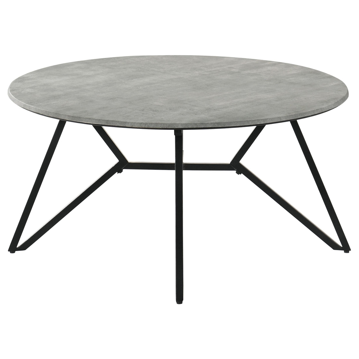 Hadi Cement 3-Piece Round Coffee and End Table Set from Coaster - Luna Furniture