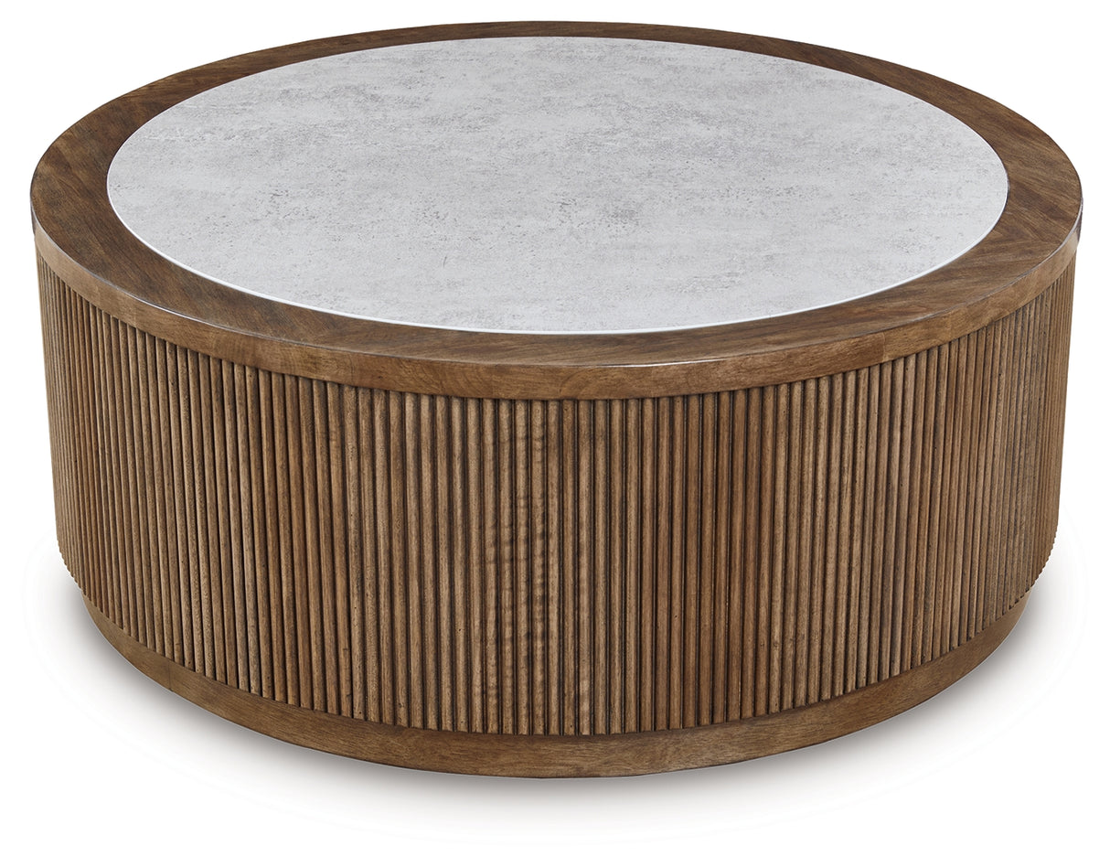 Hadonna Brown Coffee Table from Ashley Furniture - Luna Furniture