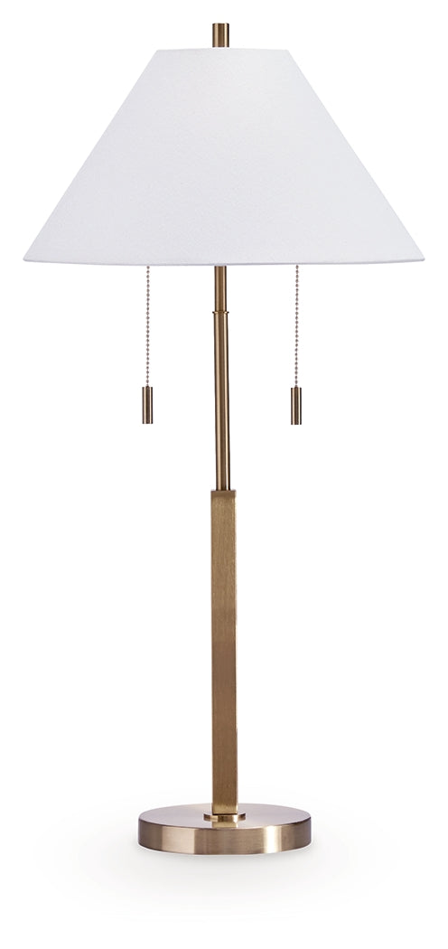 Haigwood Gold Finish Table Lamp from Ashley - Luna Furniture