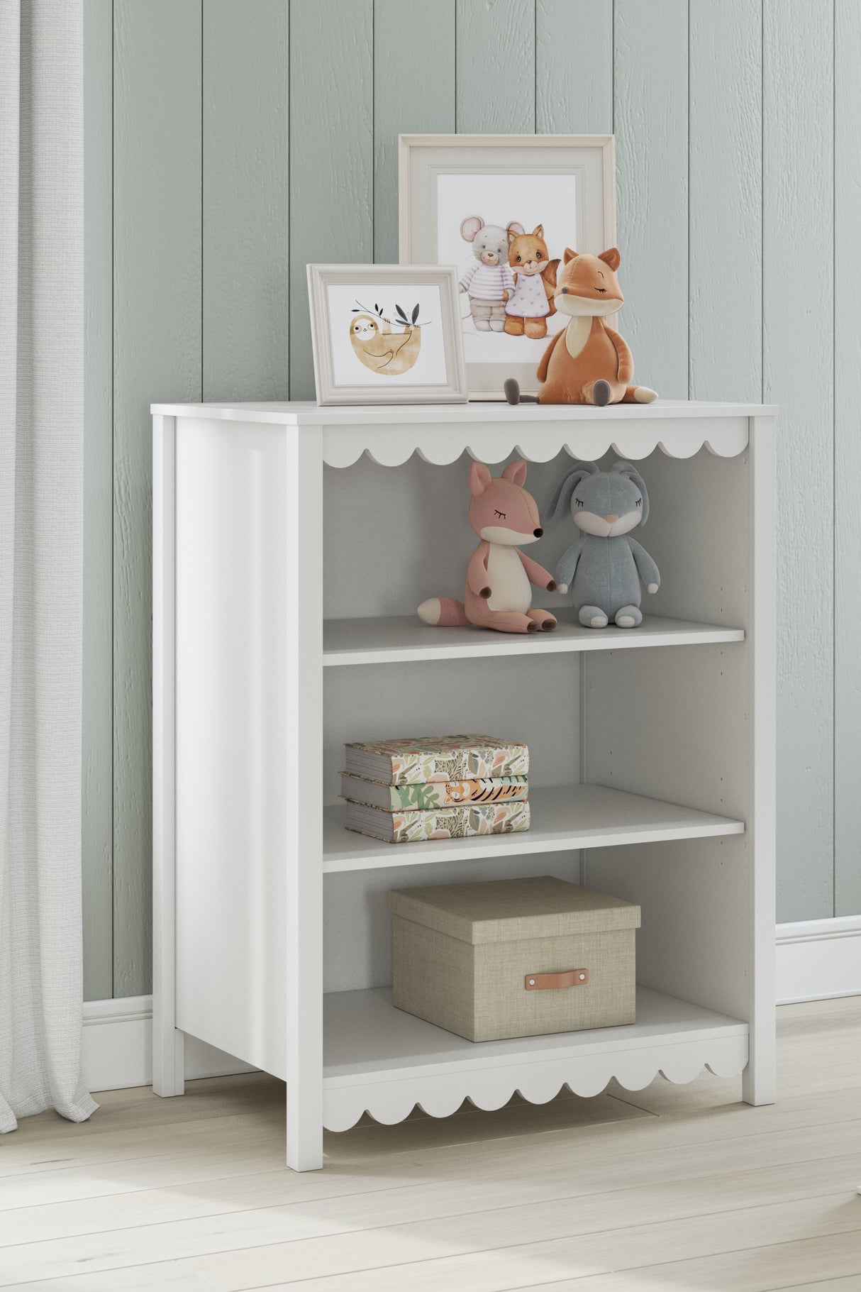 Hallityn White Bookcase from Ashley - Luna Furniture