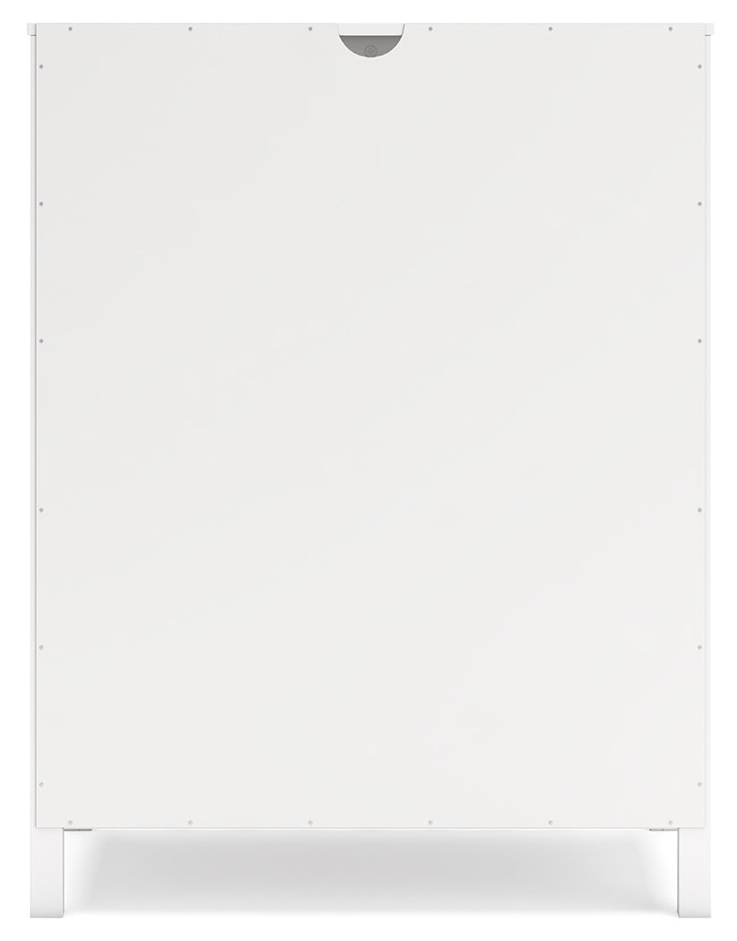 Hallityn White Bookcase from Ashley - Luna Furniture