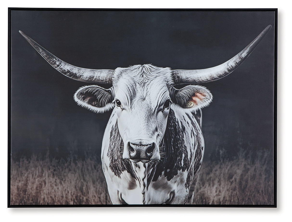 Harlandale Black/White/Brown Wall Art from Ashley - Luna Furniture