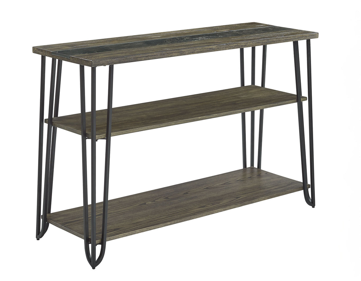 Harper Sofa Table with SIntered Stone Inlay from Steve Silver - Luna Furniture