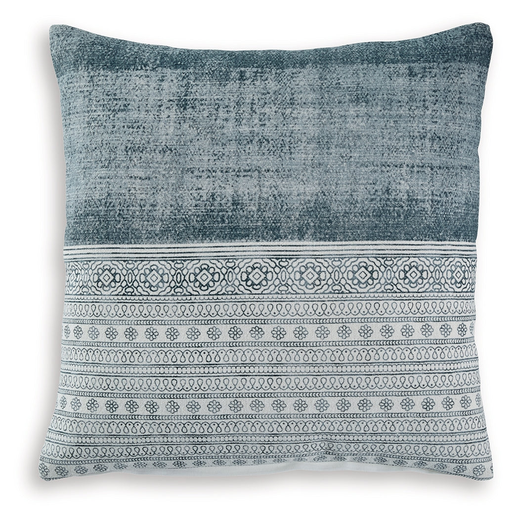 Harperville Blue/White Pillow (Set of 4) from Ashley - Luna Furniture