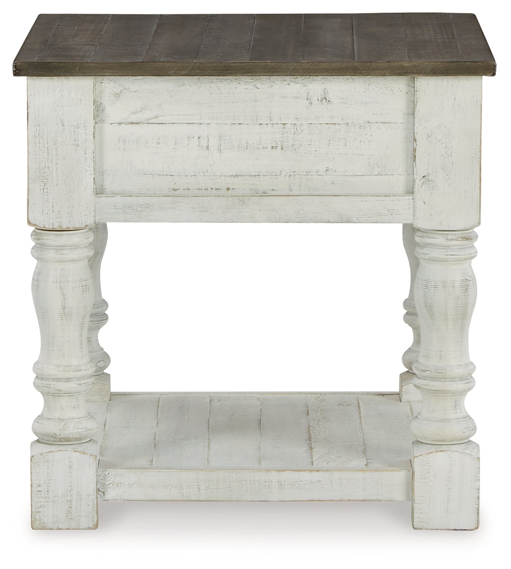 Havalance White/Gray Coffee Table with 2 End Tables from Ashley - Luna Furniture