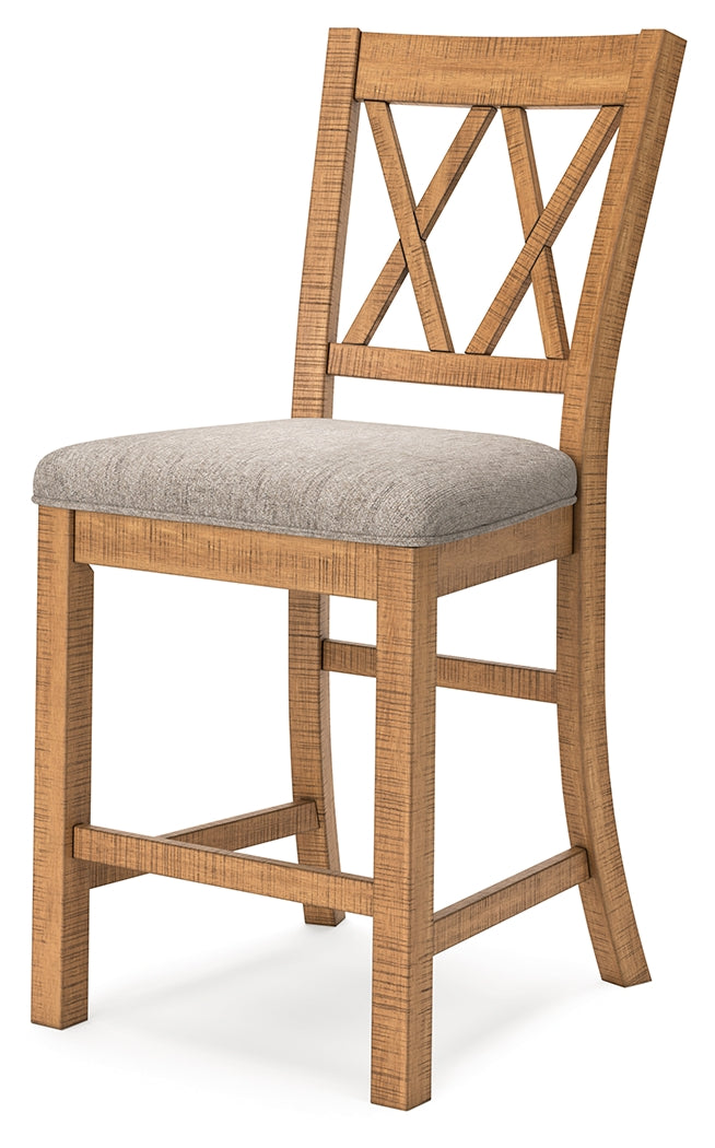 Havonplane Counter Height Dining Table and 10 Barstools in Brown from Ashley - Luna Furniture