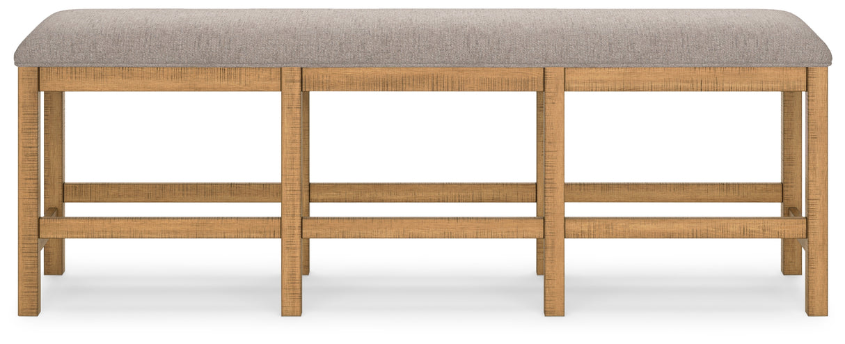 Havonplane Counter Height Dining Table and 4 Barstools and Bench with Storage in Brown from Ashley - Luna Furniture