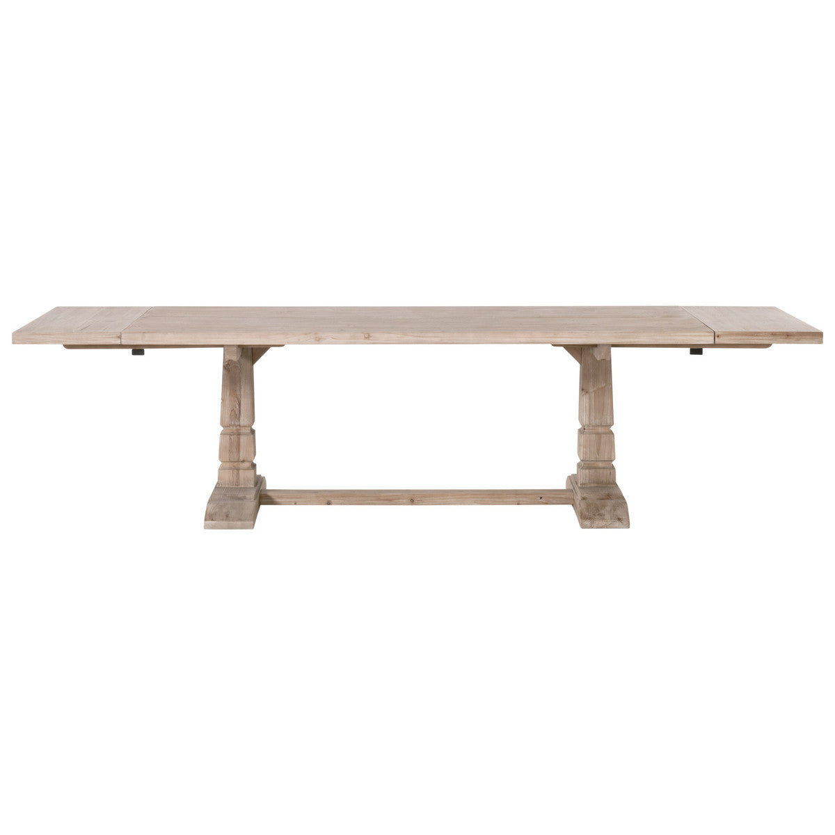 Hayes Extension Dining Table in Smoke Gray Pine from Essentials For Living - Luna Furniture
