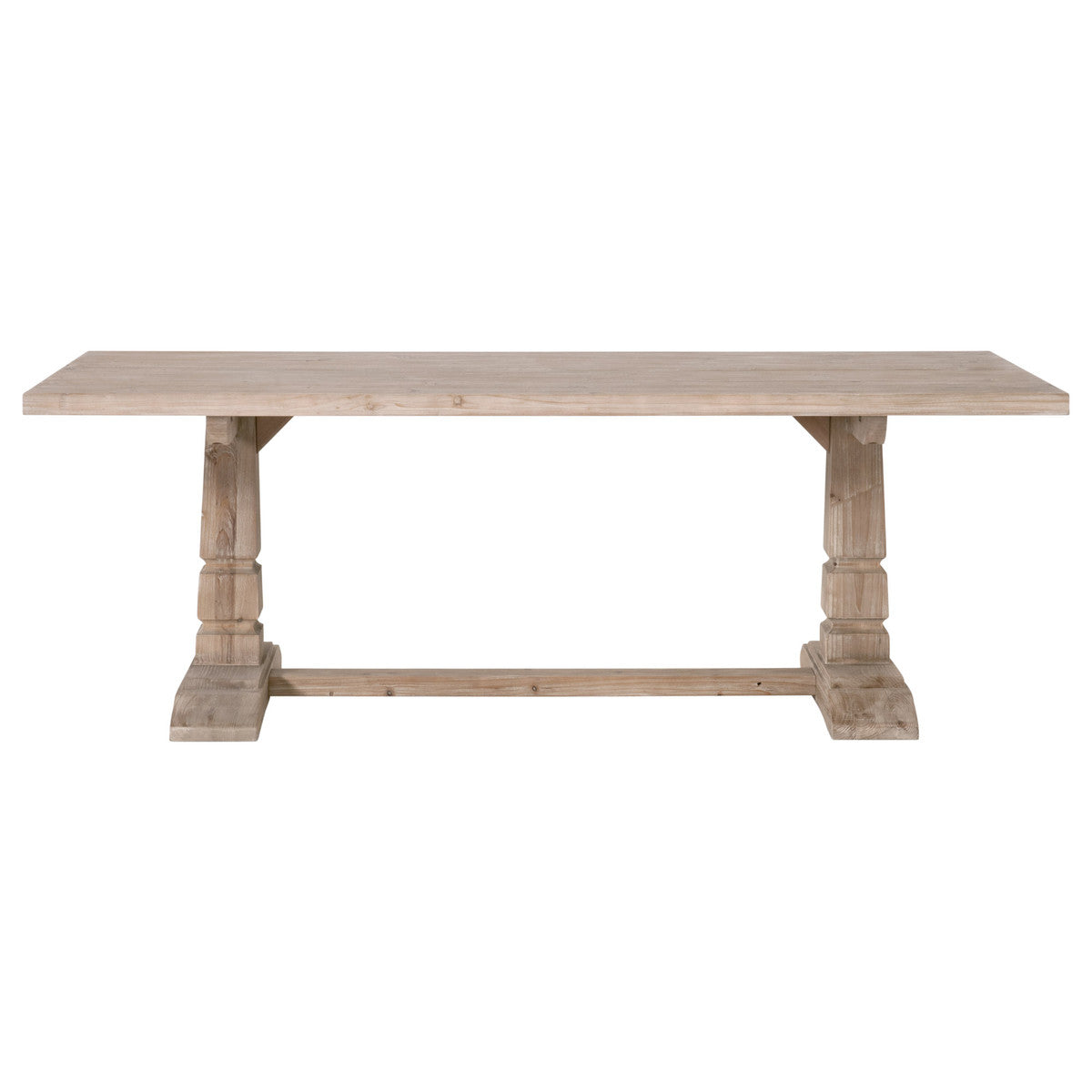 Hayes Extension Dining Table in Smoke Gray Pine from Essentials For Living - Luna Furniture