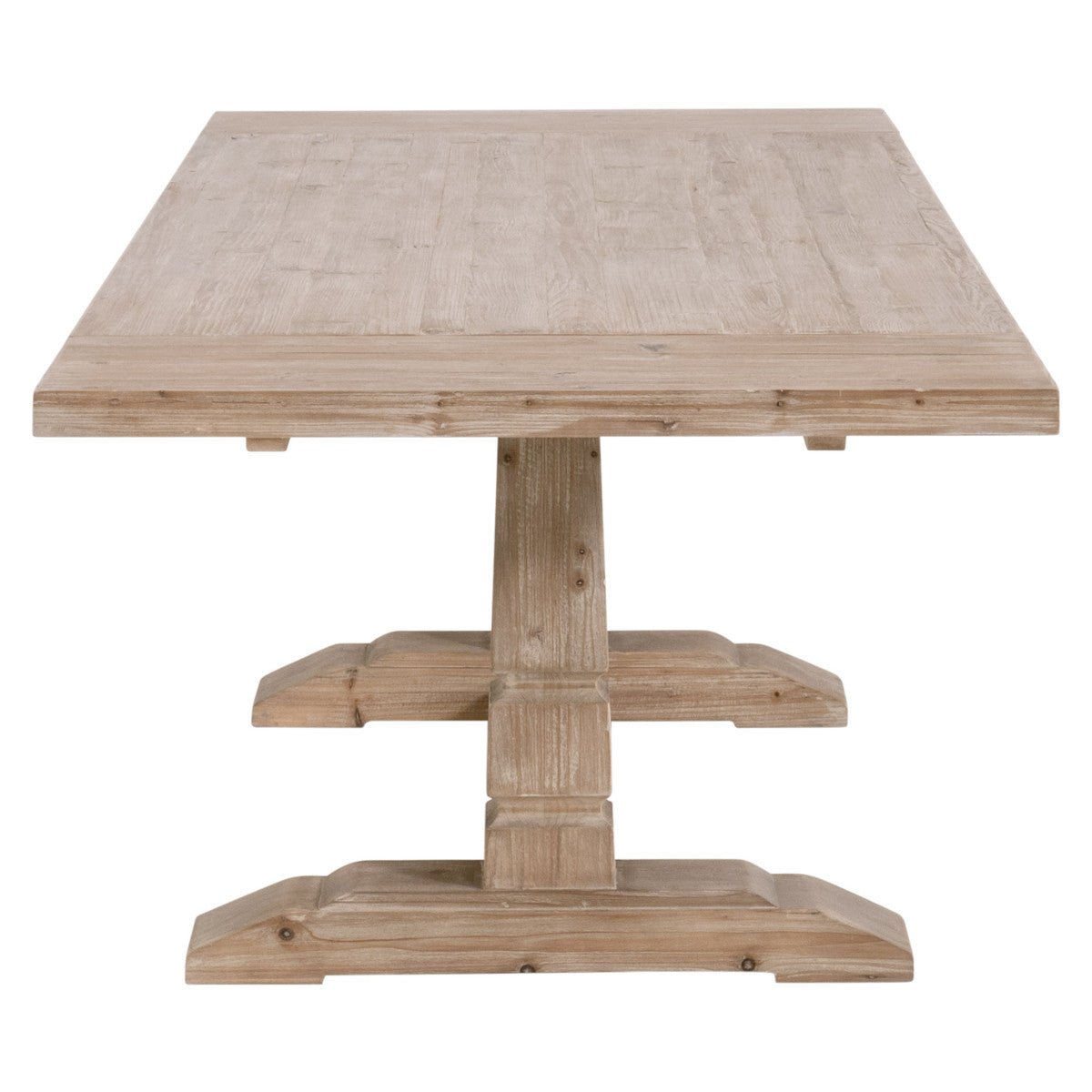 Hayes Extension Dining Table in Smoke Gray Pine from Essentials For Living - Luna Furniture