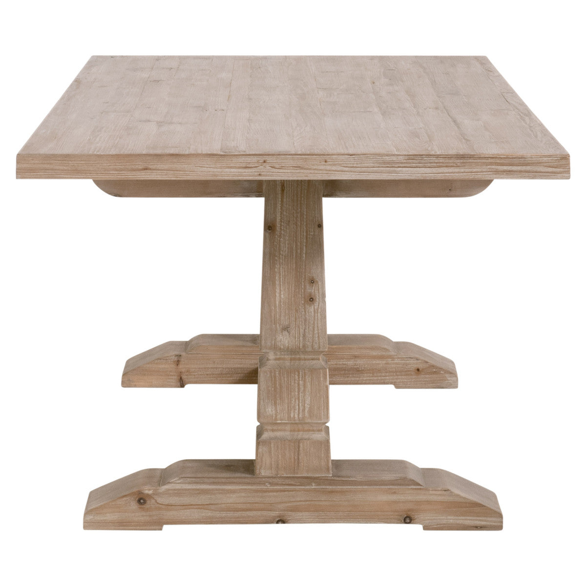 Hayes Extension Dining Table in Smoke Gray Pine from Essentials For Living - Luna Furniture