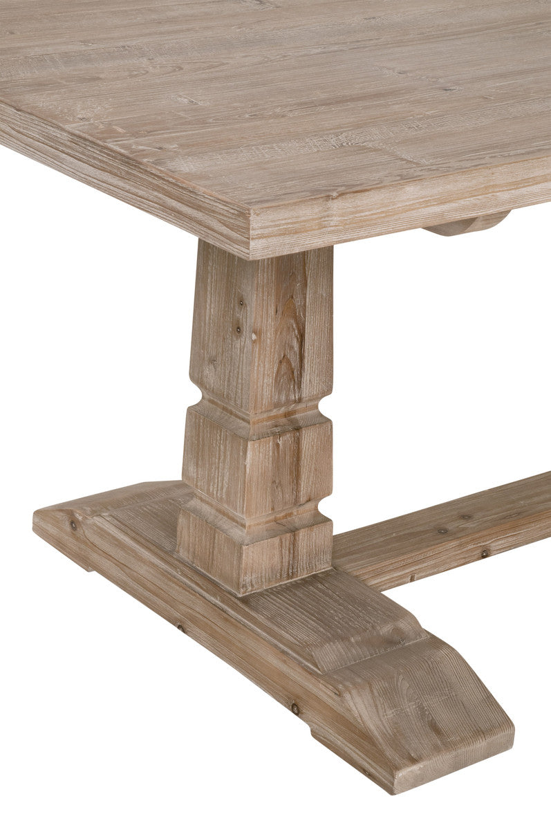 Hayes Extension Dining Table in Smoke Gray Pine from Essentials For Living - Luna Furniture