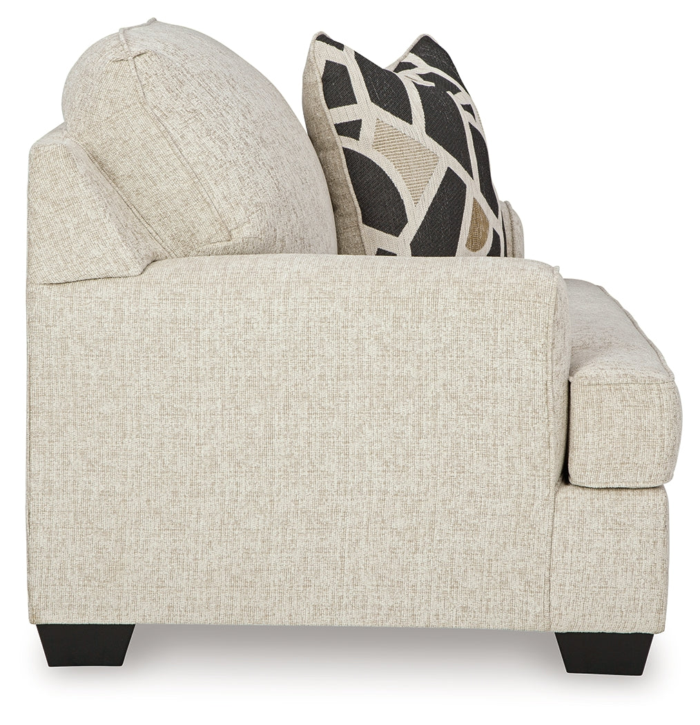 Heartcort Sofa, Loveseat, Chair and Ottoman in Quartz from Ashley - Luna Furniture