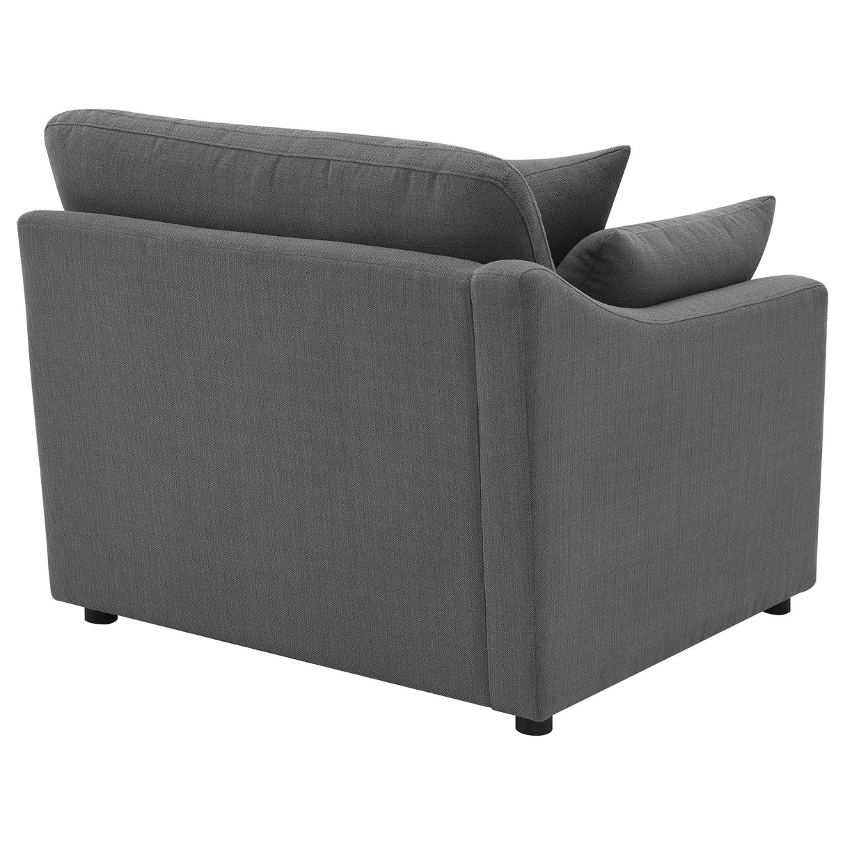 Hobson Upholstered LAF Chair Charcoal from Coaster - Luna Furniture