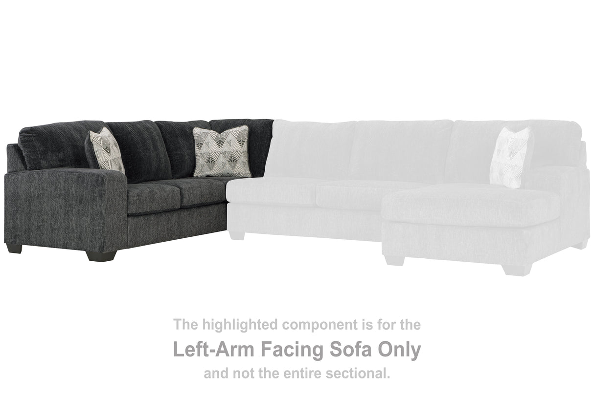 Hollyview Shadow Left-Arm Facing Sofa from Ashley - Luna Furniture