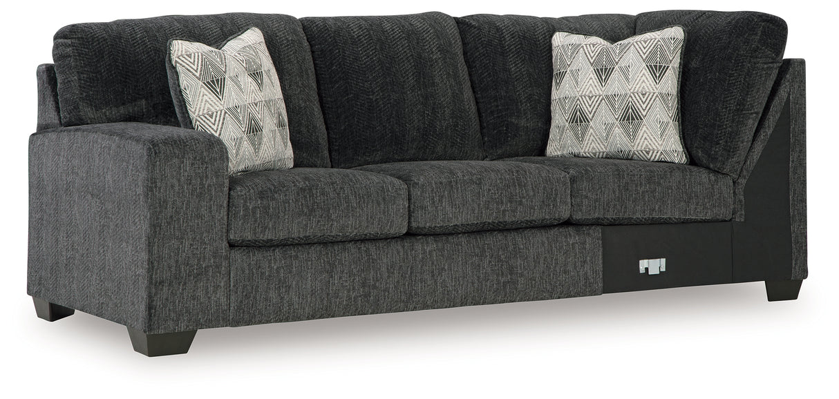Hollyview Shadow Left-Arm Facing Sofa from Ashley - Luna Furniture