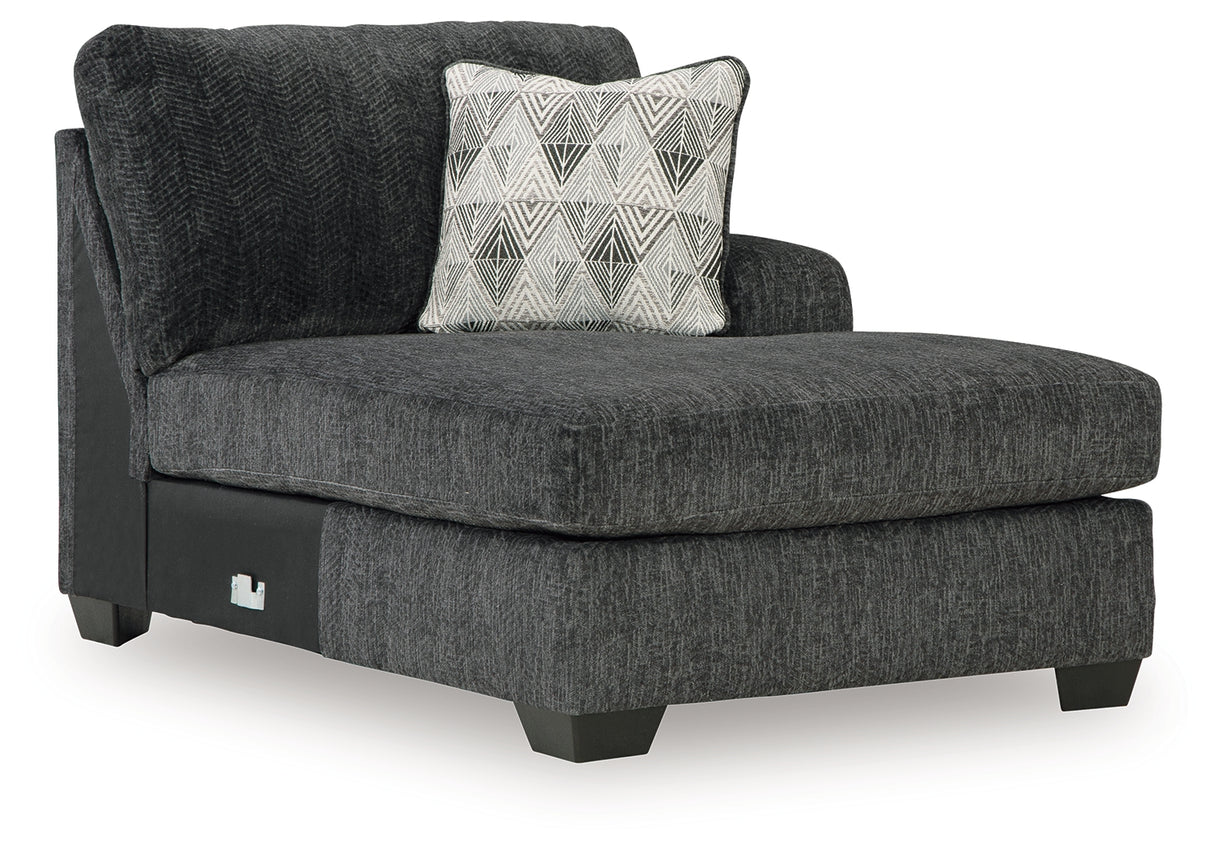 Hollyview Shadow Right-Arm Facing Corner Chaise from Ashley - Luna Furniture