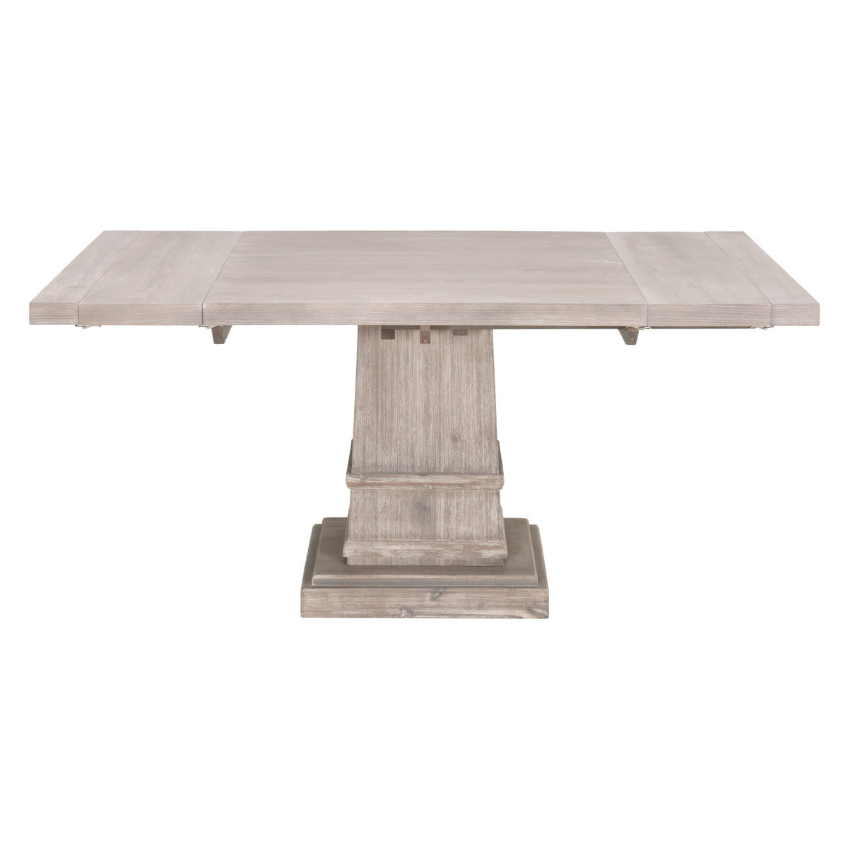 Hudson 44" Square Extension Dining Table in Natural Gray Acacia from Essentials For Living - Luna Furniture