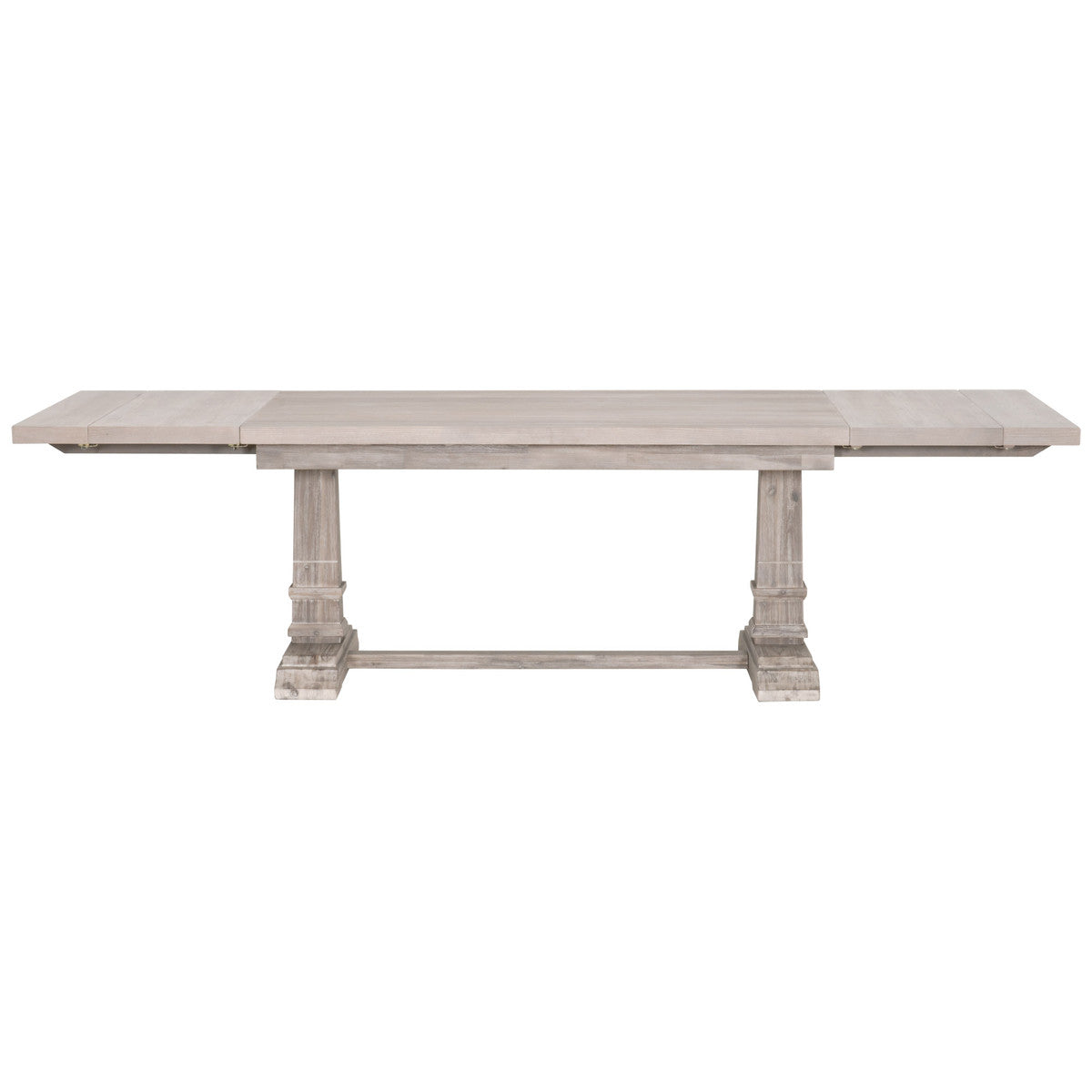 Hudson Extension Dining Table in Natural Gray Acacia from Essentials For Living - Luna Furniture
