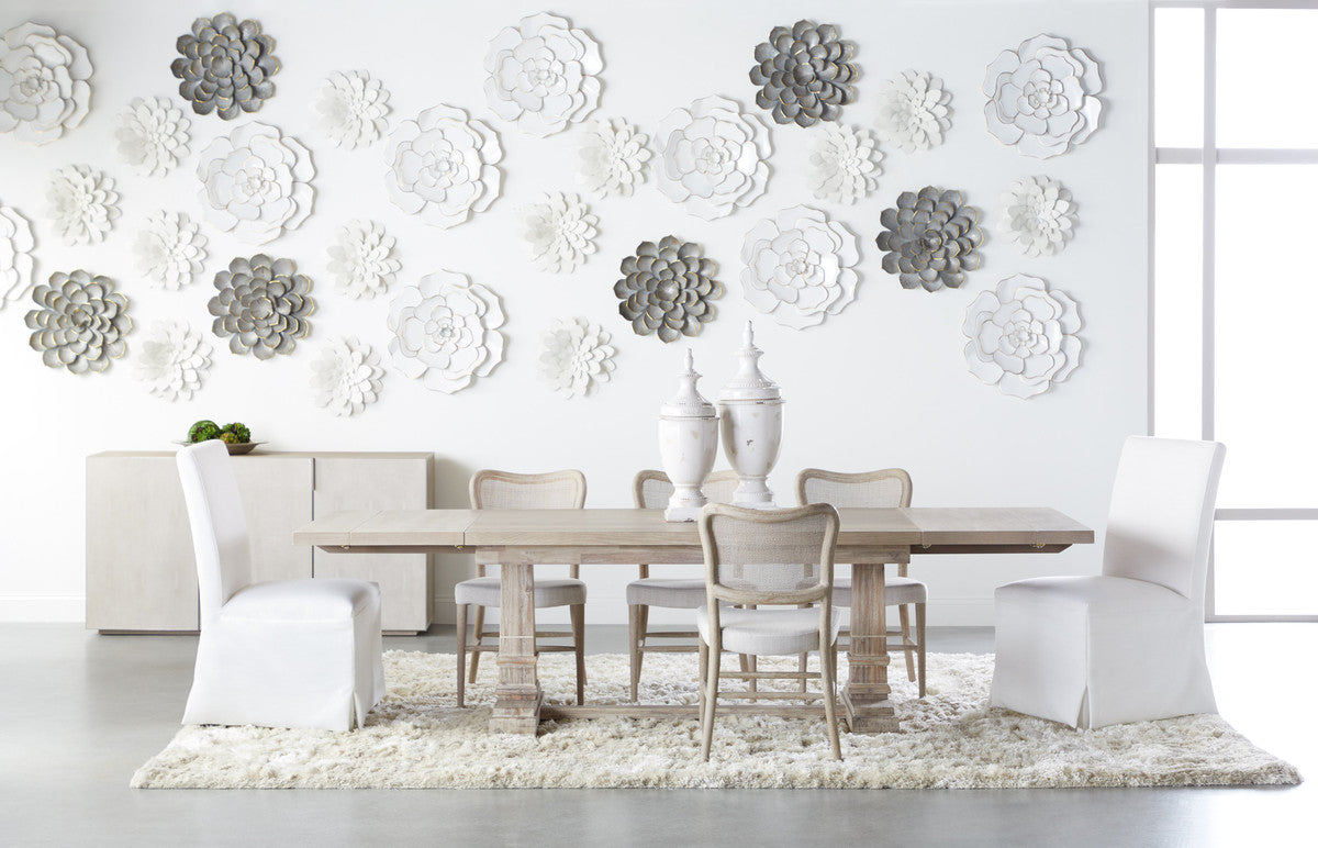 Hudson Extension Dining Table in Natural Gray Acacia from Essentials For Living - Luna Furniture