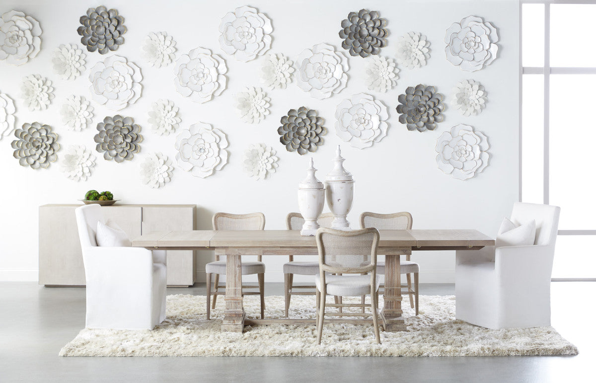 Hudson Extension Dining Table in Natural Gray Acacia from Essentials For Living - Luna Furniture