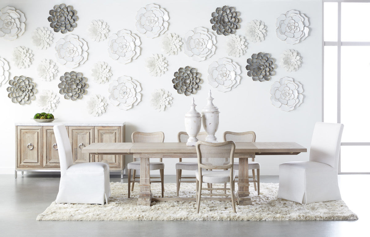 Hudson Extension Dining Table in Natural Gray Acacia from Essentials For Living - Luna Furniture