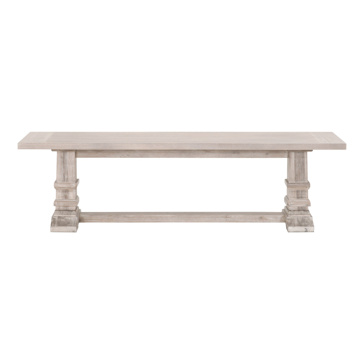 Hudson Large Dining Bench in Natural Gray Acacia from Essentials For Living - Luna Furniture