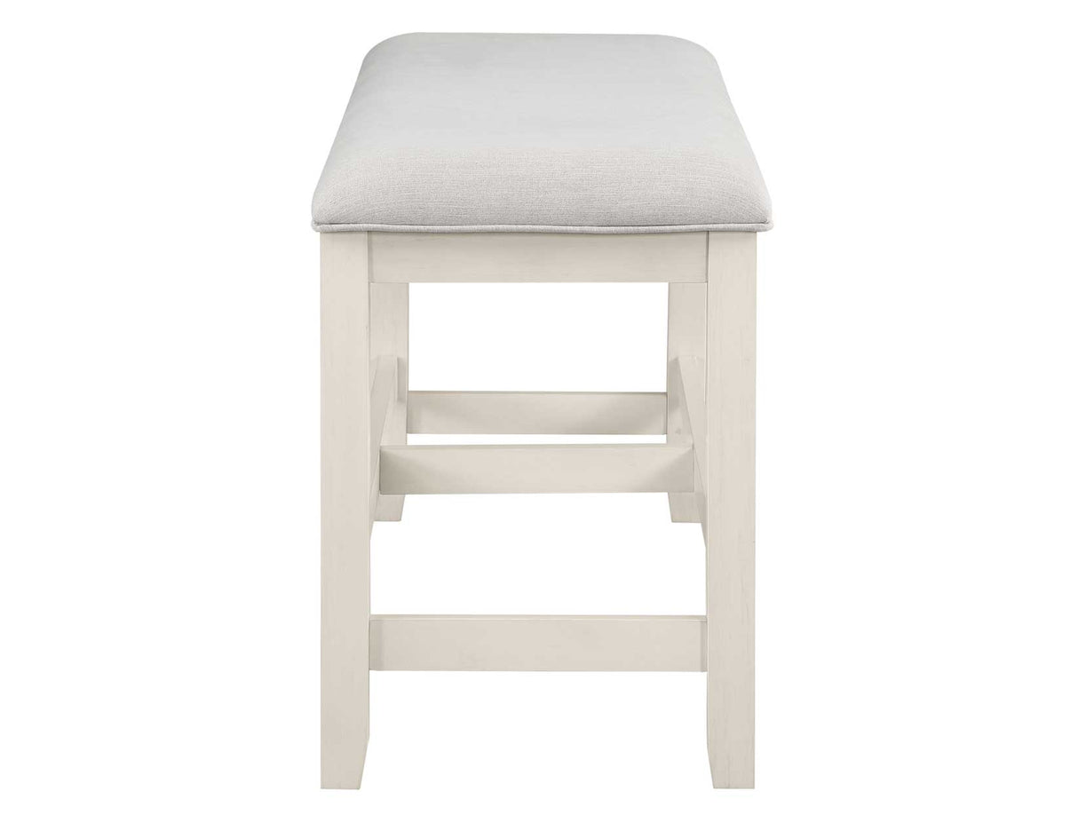 Hyland Vanilla Counter Height Dining Bench from Steve Silver - Luna Furniture
