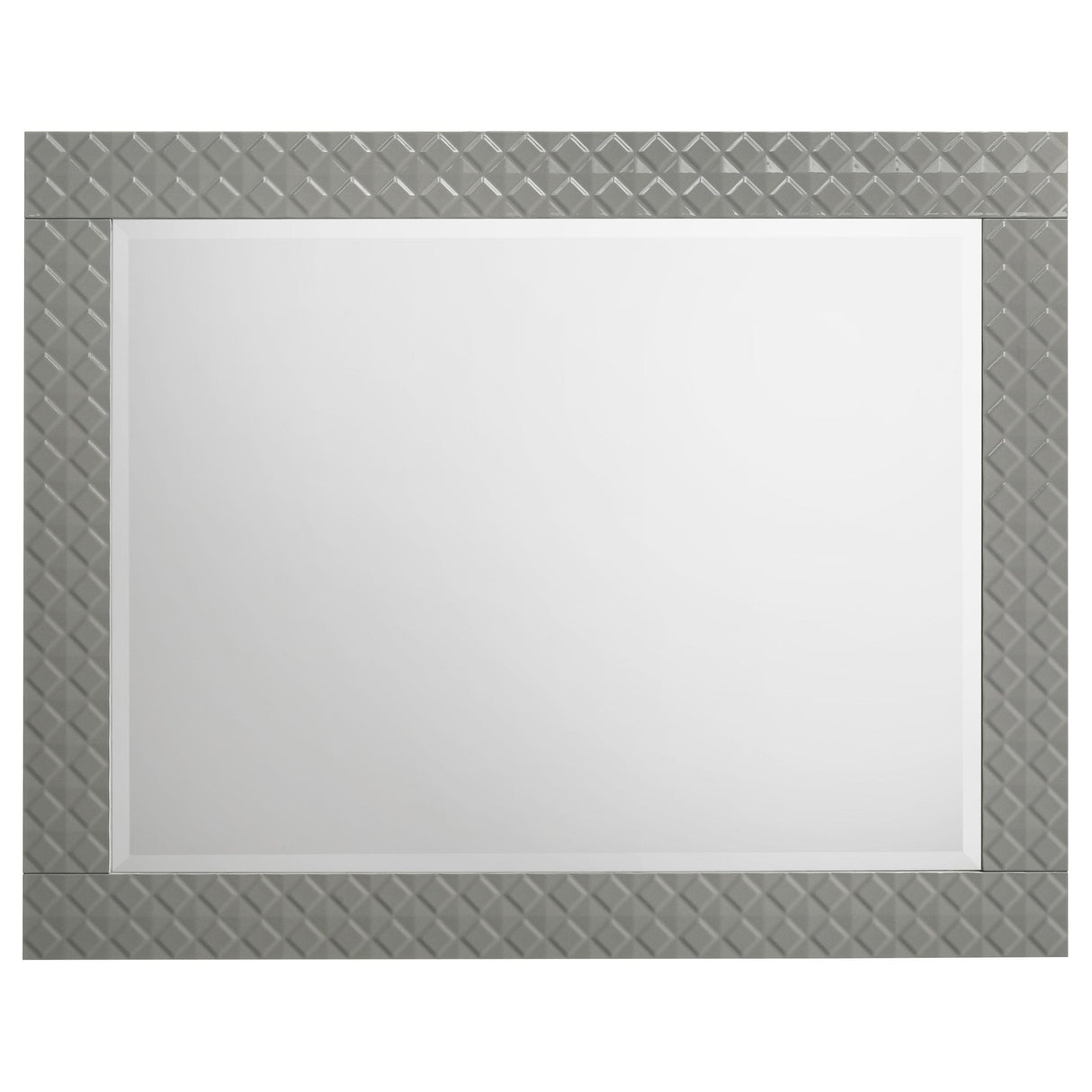 Ives Gray High Gloss Dresser Mirror (Mirror Only) from Coaster - Luna Furniture
