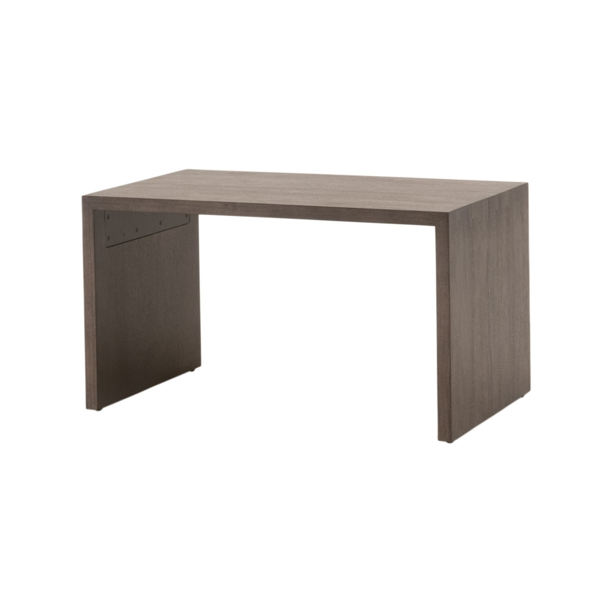 Dovetail Upholstered Coffee Table in Ivanhoe Toast, Burnished Brown Acacia from Essentials For Living - Luna Furniture