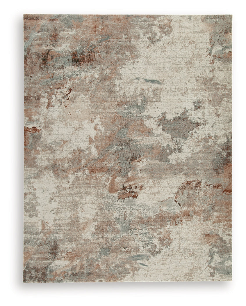 Jadenburg Cream/Gray/Sienna Large Rug from Ashley - Luna Furniture