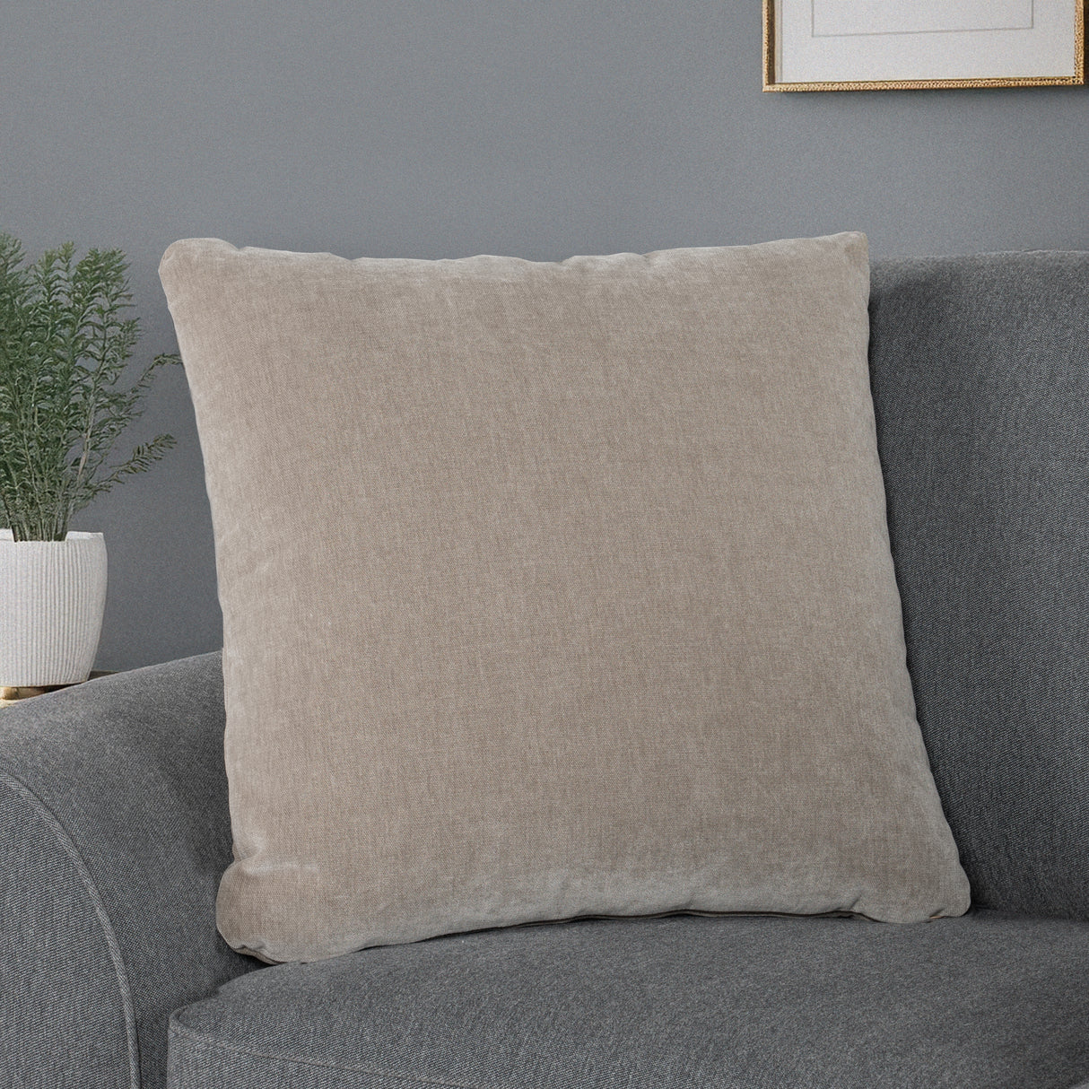 Jaxkins Warm Gray Pillow (Set of 4) from Ashley - Luna Furniture