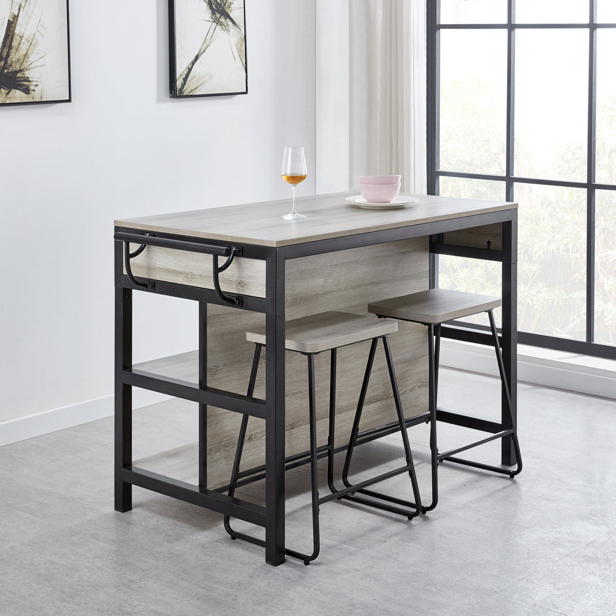 Carson 55-inch Counter Kitchen Table from Steve Silver - Luna Furniture