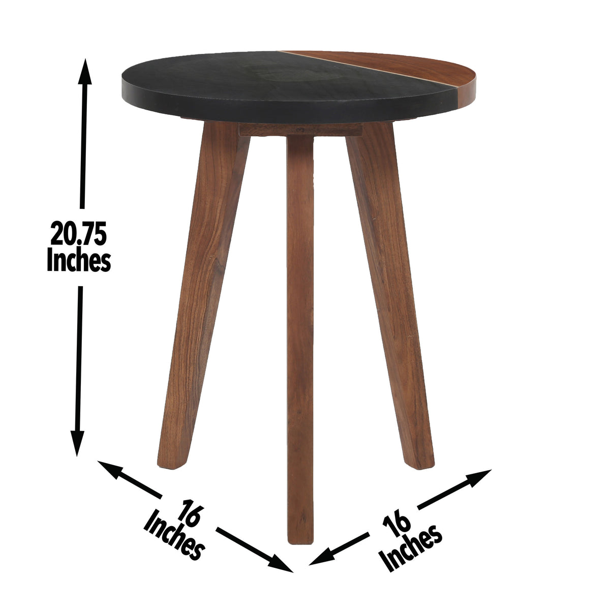 Caspian Round Accent End Table from Steve Silver - Luna Furniture
