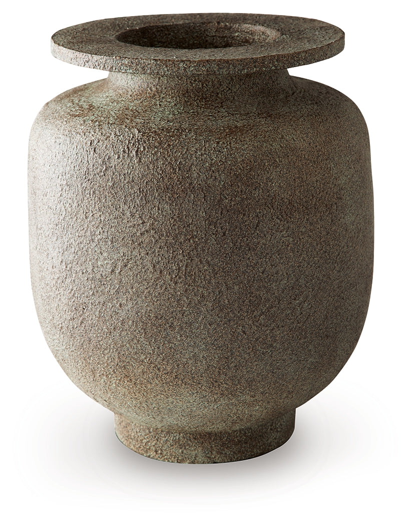 Jedwick Gray/Brown Vase from Ashley Furniture - Luna Furniture