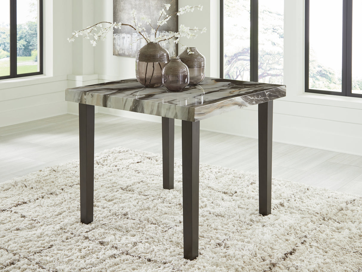 Jeshina Dark Brown/Beige Counter Height Dining Table from Ashley - Luna Furniture