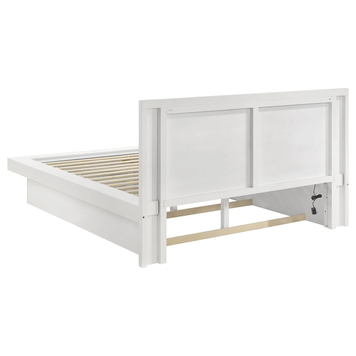 Jessica 5-piece Queen LED Bedroom Set Snow White from Coaster - Luna Furniture