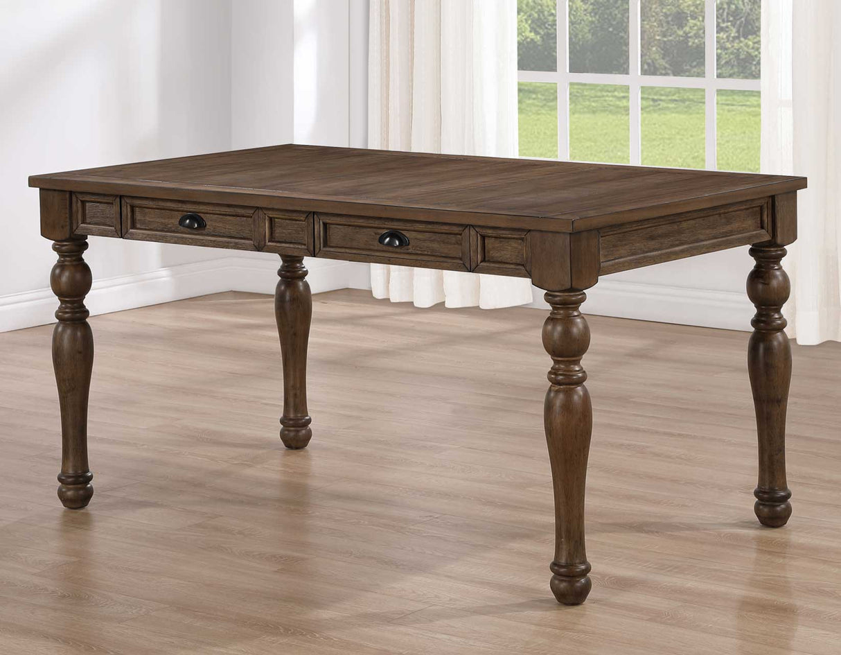 Joanna Caramel Brown Dining Room Set from Steve Silver - Luna Furniture