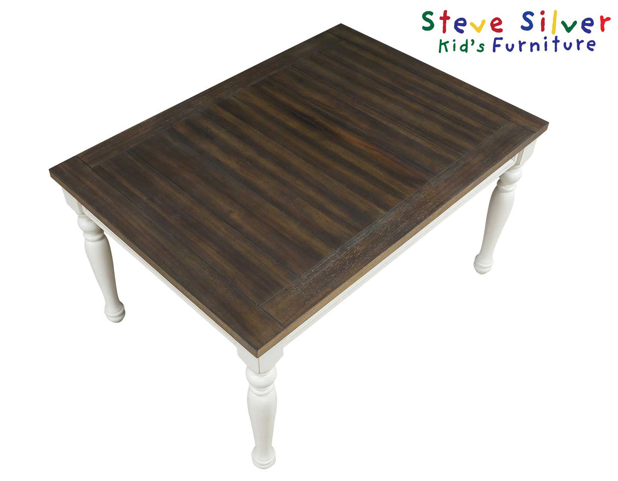 Joanna Mocha/Ivory Kids Dining Table from Steve Silver - Luna Furniture