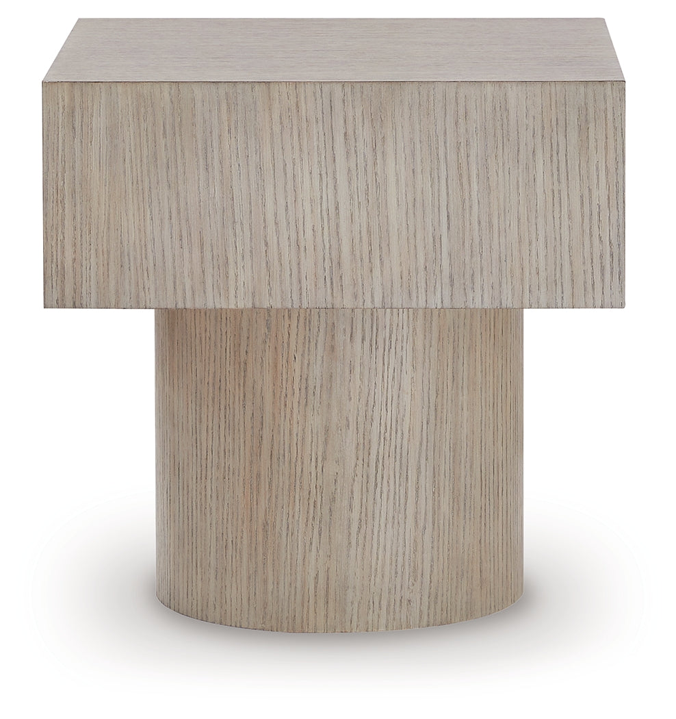 Jorielyn Light Grayish Brown End Table from Ashley - Luna Furniture