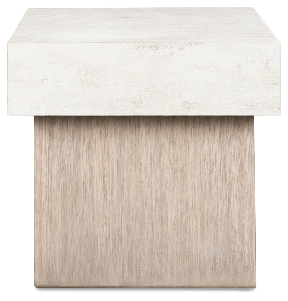 Jorlaina Light Grayish Brown End Table from Ashley - Luna Furniture