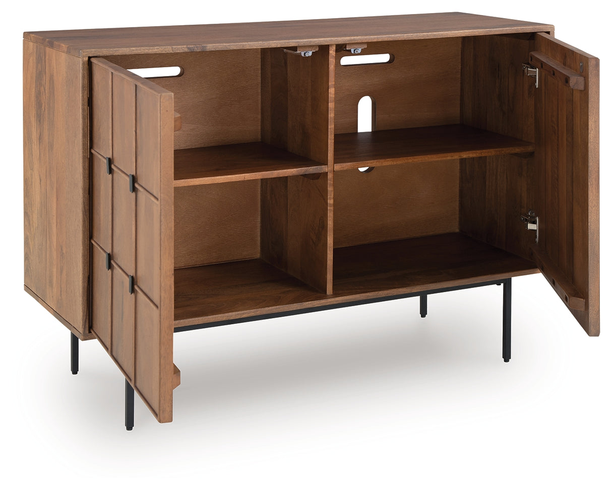 Juddins Brown Accent Cabinet from Ashley - Luna Furniture