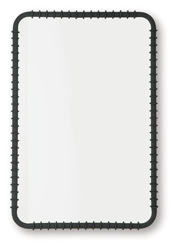 Judlow Black Accent Mirror from Ashley - Luna Furniture