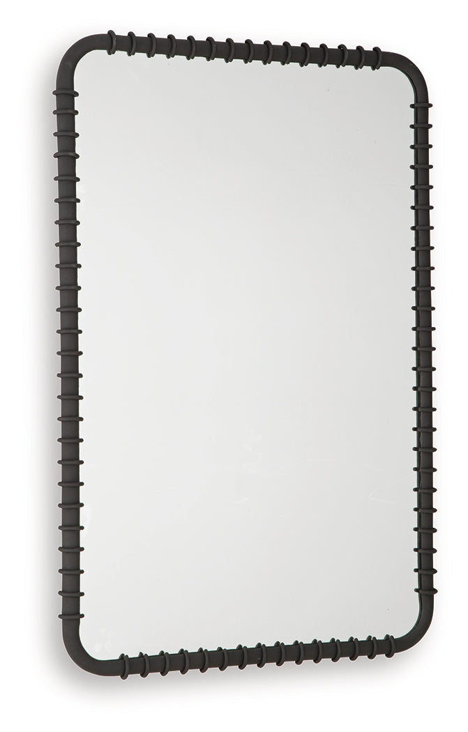 Judlow Black Accent Mirror from Ashley - Luna Furniture