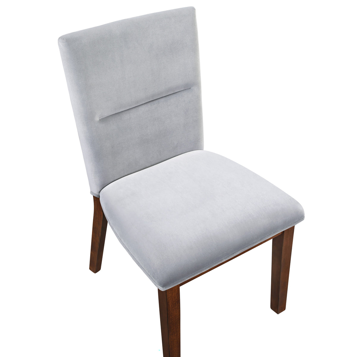 Zen 5-Piece Dining Set with Gray Velvet Side Chairs from Steve Silver - Luna Furniture