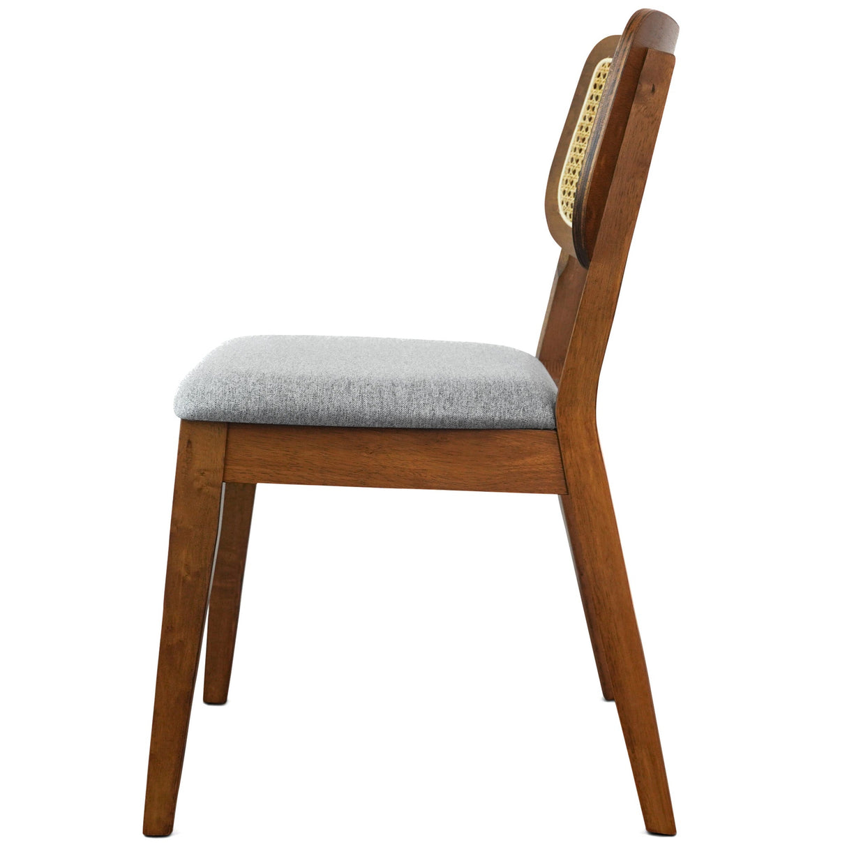 Kaden Dark Gray Linen Dining Chair (Set Of 2) from Ashcroft Furniture - Luna Furniture