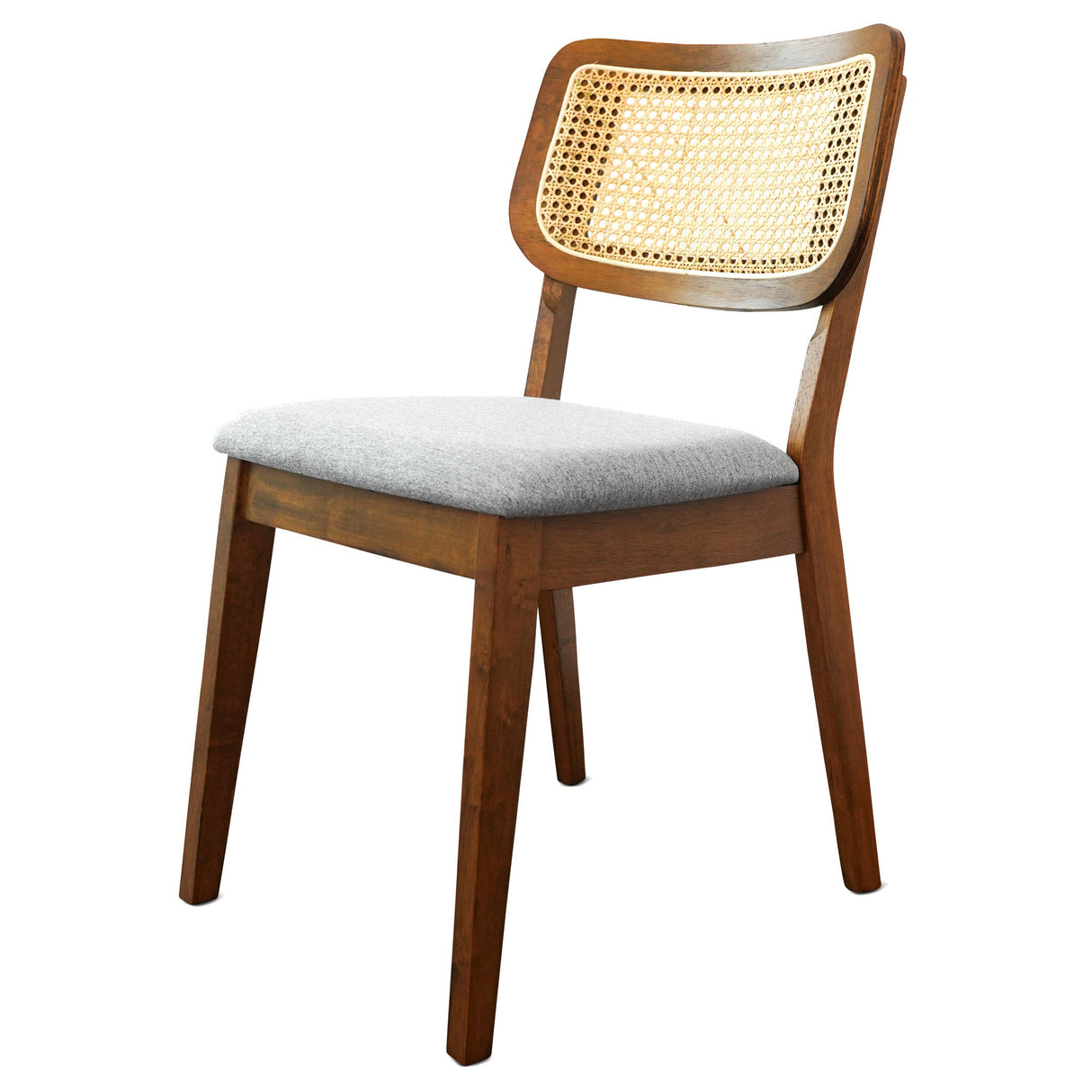 Kaden Dark Gray Linen Dining Chair (Set Of 2) from Ashcroft Furniture - Luna Furniture
