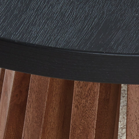 Kallari Warm Brown/Black End Table from Ashley - Luna Furniture