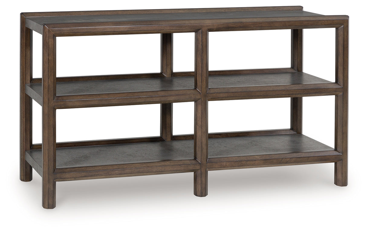 Kallenny Brown/Gray Sofa Table from Ashley - Luna Furniture